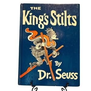 Vintage 1967 Dr. Seuss The King's Stilts Book, HC, Very Good Condition